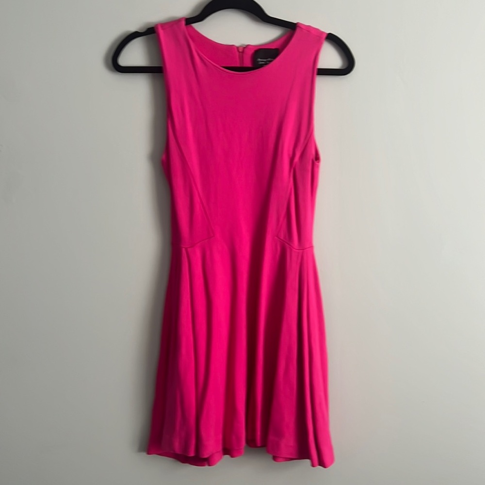 Zara Barbie pink skater dress